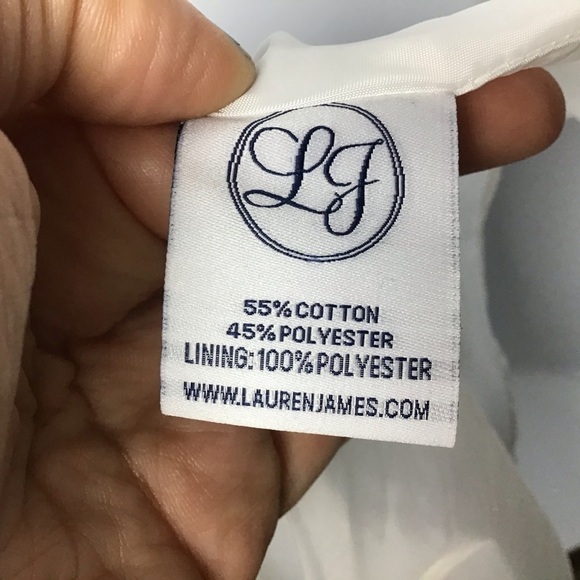 LAUREN James Auburn Navy Kippy Solid Top - Picture 8 of 8